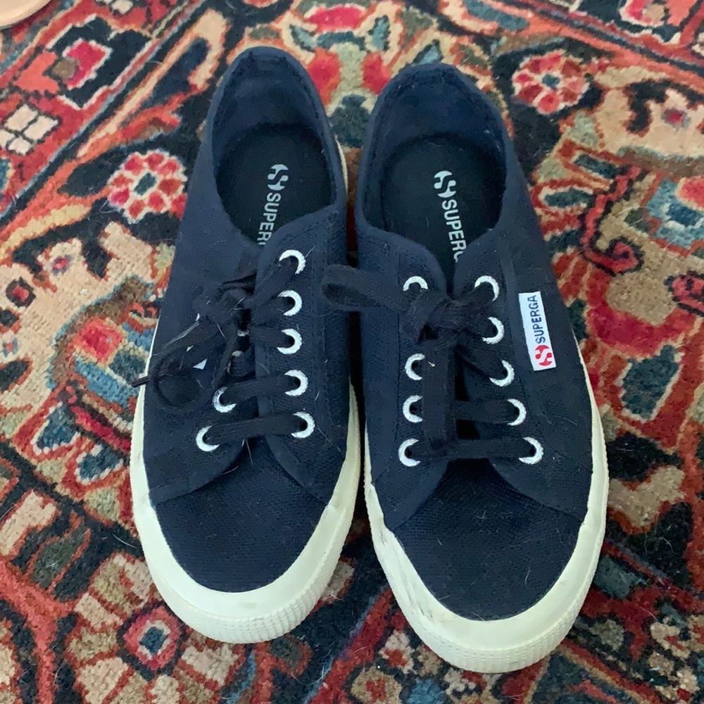 Navy Superga
